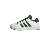 adidas Grand Court Lifestyle Tennis Lace-Up Shoes, Zapatillas de Tenis Unisex niños, Blanquecino Collegiate Green Core Black, 23 EU
