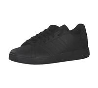 adidas Grand Court Lifestyle Tennis Lace-Up Shoes, Zapatillas de Tenis Unisex niños, Carbon Black Carbon Black Grey Six, 38 2/3 EU