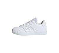 adidas Grand Court Lifestyle Tennis Lace-Up Shoes, Zapatillas de Tenis Unisex niños, Cloud White Cloud White Grey One, 31 1/2 EU