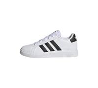 adidas Grand Court Lifestyle Tennis Lace-Up Shoes, Zapatillas de Tenis Unisex niños, Cloud White Core Black Core Black, 33 EU