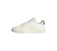 adidas Grand TD Lifestyle Court Casual Shoes, Zapatillas Mujer, Core White Off White Silver Met, 39 1/3 EU