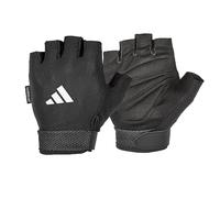 adidas Guantes Ajustables Esenciales, Blanco, M-19-20 cm Alrededor de la Palma