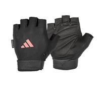 adidas Guantes Ajustables Esenciales, Rosado, S-18-19 cm Alrededor de la Palma