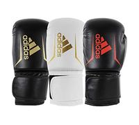 adidas Guantes de Boxeo Speed 50 para Adultos, Guantes de Boxeo de 16 oz, Guantes de Punching cómodos y duraderos, Color Negro