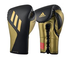 adidas Guantes de Boxeo Tilt 350 para Hombre, Negro/Dorado, 12 oz EU