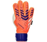 Adidas - Guantes de portero Predator Match Fingersave Niño, Unisex, Signal coral-White-Lucid blue, 4