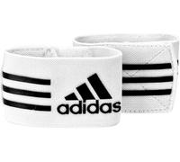 Adidas - Guardaespinilleras Ankle Strap, Unisex, White-Black