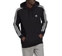 Adidas H06676 3-Stripes Hoody Sweatshirt Mens Black L