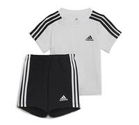 adidas H65817 I 3S Sport Set Baby Set Unisex Baby Top:White/Black Bottom:Black/White 912M