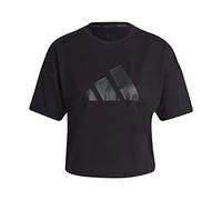 ADIDAS HD8973 W I 3 Bar tee 2 T-Shirt Mujer Black Tamaño XL