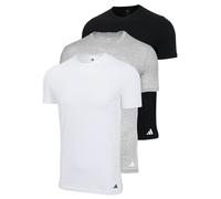 adidas Herren Camiseta 3 Pack Cuello Redondo Algodón Active Core