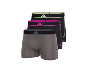 adidas Herren Unterwäsche Boxershorts 3er Pack-Trunk (3pk) -Active Micro Flex Eco Bóxer, 904 Assorted, S Hombres