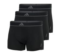 adidas Herren Unterwäsche Boxershorts 3er Pack-Trunk (3pk) -Active Micro Flex Eco Ropa Interior, Black_4am014, S Hombres