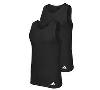 adidas Herren Unterwäsche Tank Top (2pk) -Active Flex Cotton Ergonomic Camiseta, Black_4am006, XL Hombres