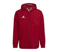 Chaqueta con capucha de fútbol adidas entrada 22 all-weather red M
