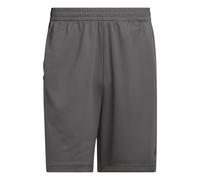 adidas Hombre 3-Stripes AEROREADY Knit Shorts, Grey Five/Black, M