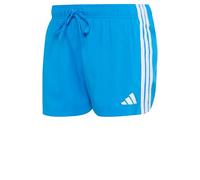 adidas Hombre 3 Stripes Swim 3 Inch Swimwear, Bright Blue/White, M