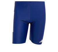 adidas Hombre 3 Stripes Swim Jammers 8 Inch, Dark Blue/White, S-M