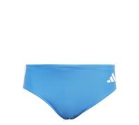 adidas Hombre 3 Stripes Swim Trunks, Bright Royal/White, S