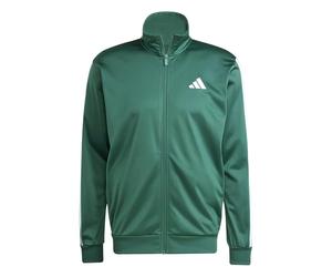 adidas Hombre 3 Stripes Tricot Regular Track Top Sweatshirt, Collegiate Green, XXL