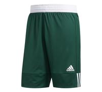 adidas Hombre 3G Speed Reversible Shorts, Dark Green/White, L