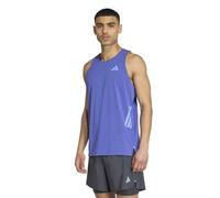 adidas Hombre Adi365 Running Climacool Iconic Tank Shirt, Dual Indigo, M