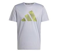 adidas Hombre adi365 Running Essentials Brand Love tee, halo Silver, S