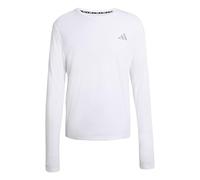 adidas Hombre Adi365 Running Essentials Long Sleeve Shirt, White, XXL