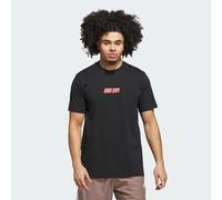 Adidas Hombre Adidas Hoops Graphic tee, Black/Lucid Red, XL