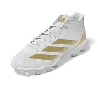 adidas Hombre Adizero Impact.2 Molded American Football Basket, Blanco Dorado Metalizado Blanco, 42 EU
