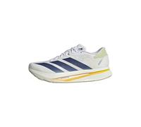 adidas Hombre Adizero Sl2 Shoes, FTWR White/Dark Blue/Dual Yellow, 44 EU