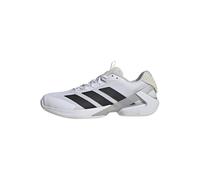 adidas Hombre Adizero Ubersonic 5 Tennis Shoes, FTWR White/Core Black/Silver Met., 44 2/3 EU