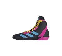 adidas Hombre Adizero Wrestling Shoes, Core Black/Signal Cyan/Shock Pink, 42 EU