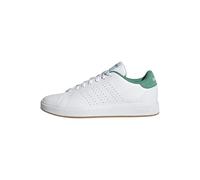 adidas Hombre Advantage Base 2.0 Shoes, FTWR White/FTWR White/Semi Court Green, 38 EU