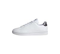 adidas Hombre Advantage Base Court Lifestyle Shoes, Cloud White / Cloud White / Green, 44 EU