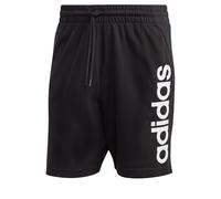 adidas Hombre AEROREADY Essentials Single Jersey Linear Logo Shorts, Black, M