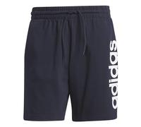 adidas Hombre AEROREADY Essentials Single Jersey Linear Logo Shorts, Legend Ink, L