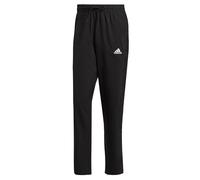 adidas Hombre AEROREADY Essentials Stanford Open Hem Embroidered Small Logo Pants, Black, S