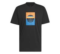 Adidas Hombre Another Bucket Graphic T-Shirt, Black, M