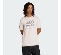 adidas Hombre Audi Revolut Formula One Team DNA Graphic Shirt, Chalk Pearl, XS