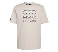 adidas Hombre Audi Revolut Formula One Team DNA Graphic Shirt, Chalk Pearl, XXL