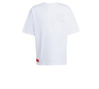 adidas Hombre Audi Revolut Formula One Team Elevated Graphic II Shirt, White/hi-Res Red, XXL