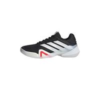 adidas Hombre Barricade 14 Clay Tennis Shoes, Core Black/Zero Met./Lucid Red, 44 EU
