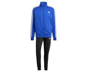 adidas Hombre Basic 3-Stripes Fleece Track Suit, Semi Lucid Blue S23, M