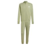 adidas Hombre Basic 3-Stripes Tricot Track Suit, tent green/off white, S