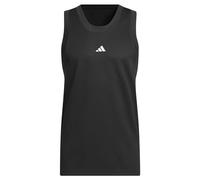 adidas Hombre Basketball Legends Tank Top, Black/White, S