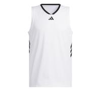 adidas Hombre Basketball Legends Tank, White/Black, 5XL