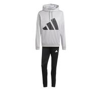 adidas Hombre BIG LOGO FRENCH TERRY HOODED TRACKSUITS, medium grey heather, M