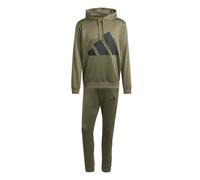 adidas Hombre BIG LOGO FRENCH TERRY HOODED TRACKSUITS, olive strata, S