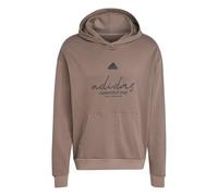 adidas Hombre Brand Love French Terry Hoodie, Earth strata, M